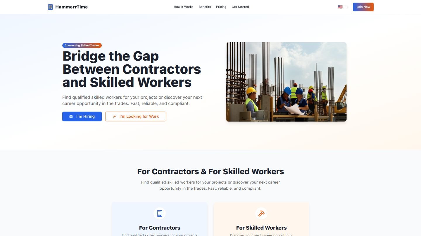 Active construction site with steel reinforcement and real workers on-site.